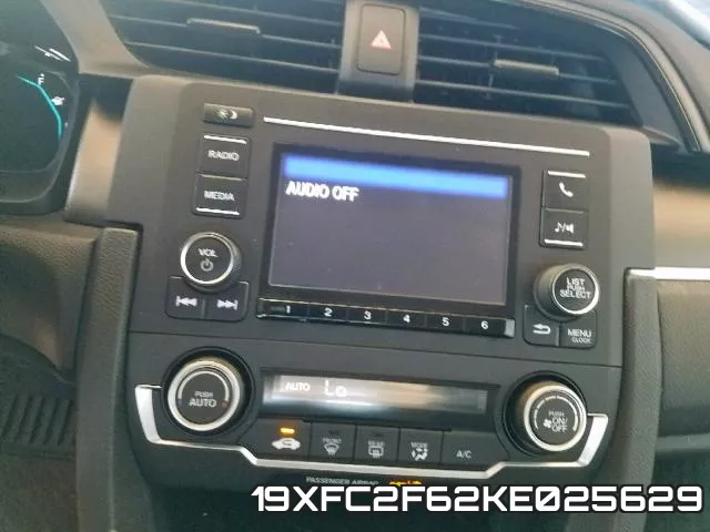 19XFC2F62KE025629 фото 10