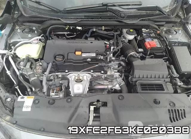 19XFC2F63KE020388 фото 2