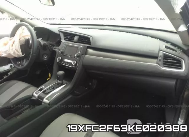 19XFC2F63KE020388 фото 6