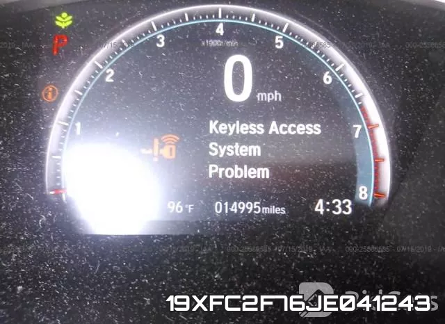 19XFC2F76JE041243 фото 8