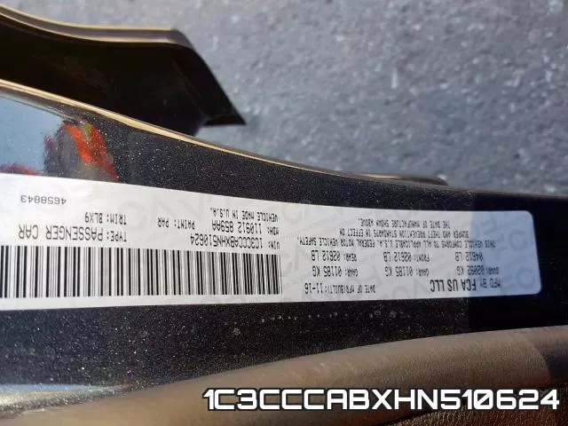 1C3CCCABXHN510624 фото 2