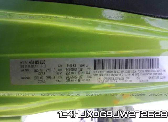 1C4HJXDG9JW272528 фото 10