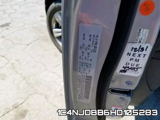1C4NJDBB6HD105283 фото 2