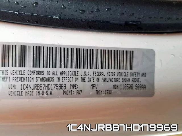 1C4NJRBB7HD179969 фото 2