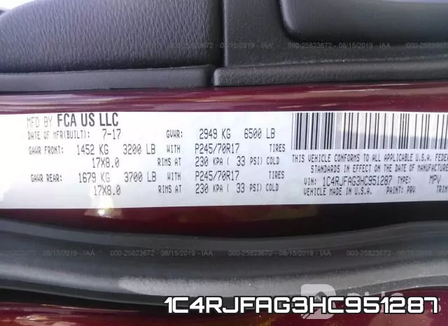 1C4RJFAG3HC951287 фото 10