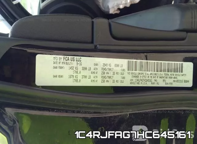 1C4RJFAG7HC645161 фото 10