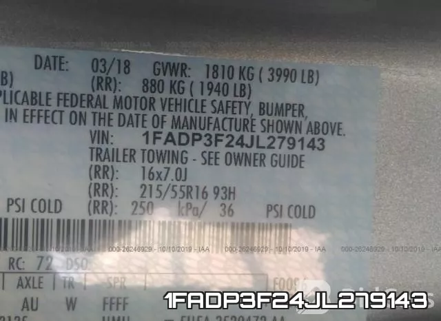 1FADP3F24JL279143 фото 10