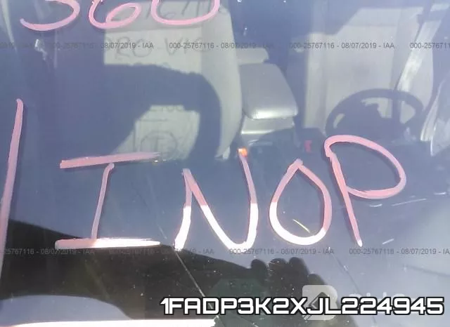 1FADP3K2XJL224945 фото 8