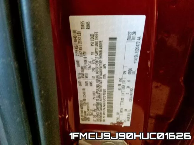 1FMCU9J90HUC01626 фото 2