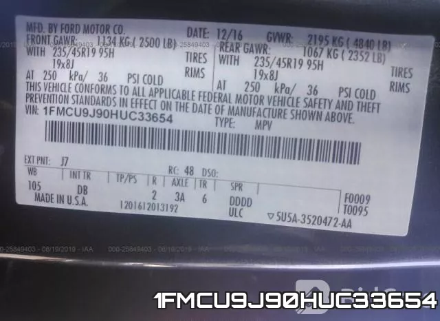 1FMCU9J90HUC33654 фото 10