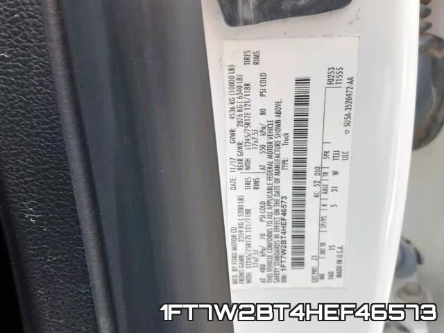 1FT7W2BT4HEF46573 фото 2