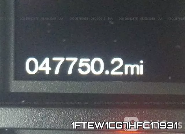 1FTEW1CG7HFC17931 фото 8