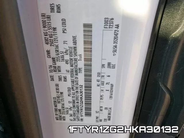 1FTYR1ZG2HKA30132 фото 2
