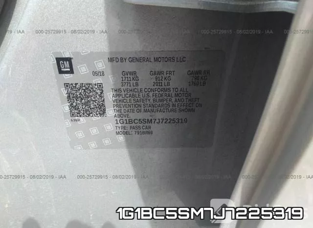 1G1BC5SM7J7225319 фото 10