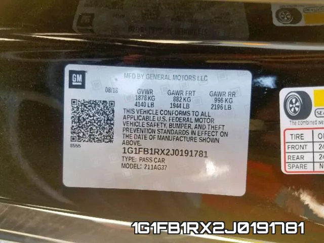 1G1FB1RX2J0191781 фото 2