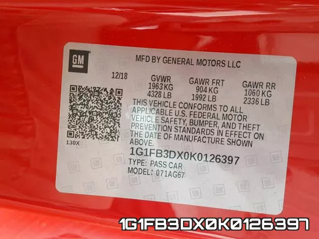1G1FB3DX0K0126397 фото 2