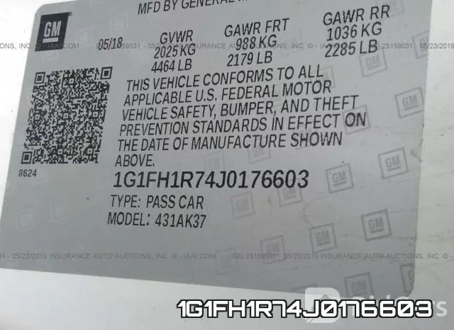 1G1FH1R74J0176603 фото 10