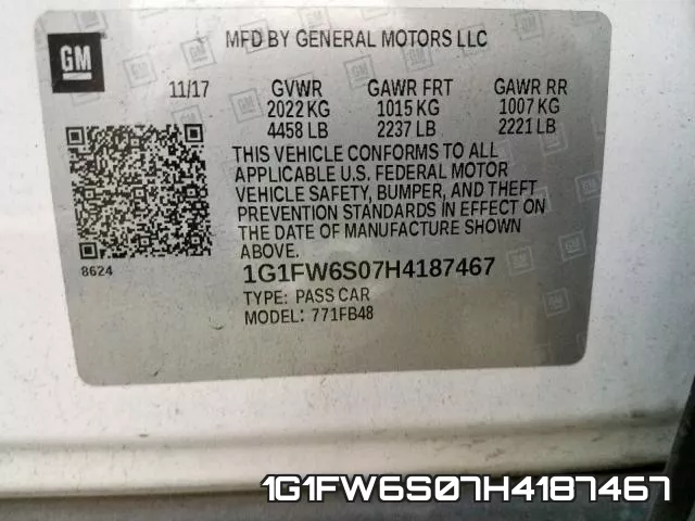 1G1FW6S07H4187467 фото 2