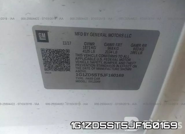 1G1ZD5ST5JF160169 фото 10