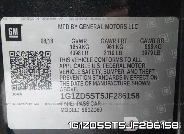 1G1ZD5ST5JF286158 фото 10