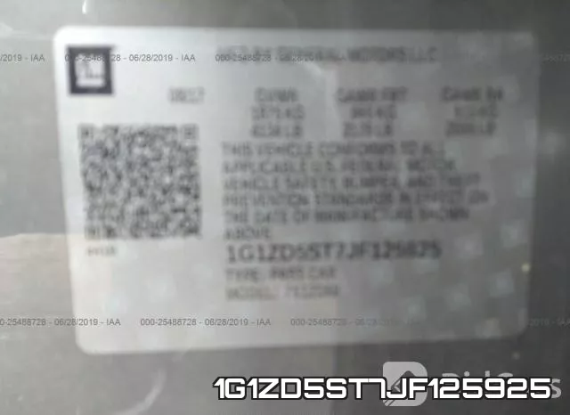 1G1ZD5ST7JF125925 фото 10