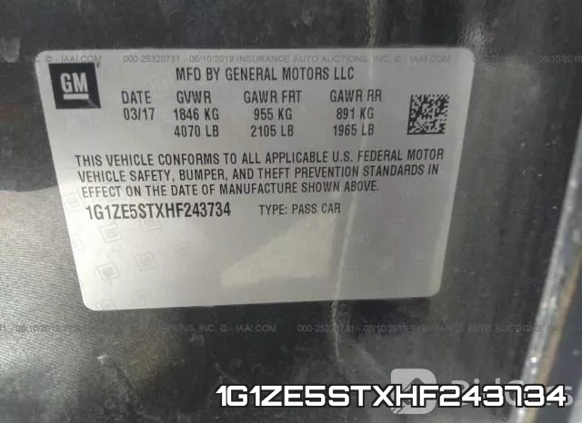 1G1ZE5STXHF243734 фото 10