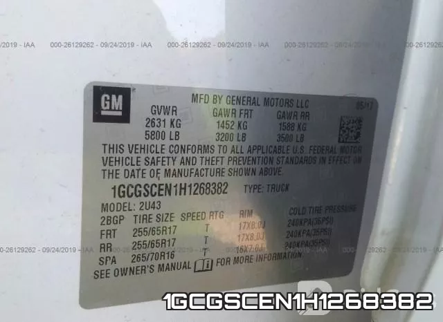 1GCGSCEN1H1268382 фото 9