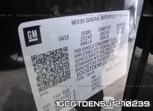 1GCGTDEN5J1270239 фото 9