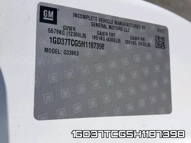 1GD37TCG5H1187398 фото 2