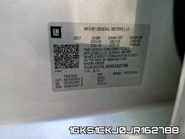 1GKS1CKJ0JR162788 фото 2