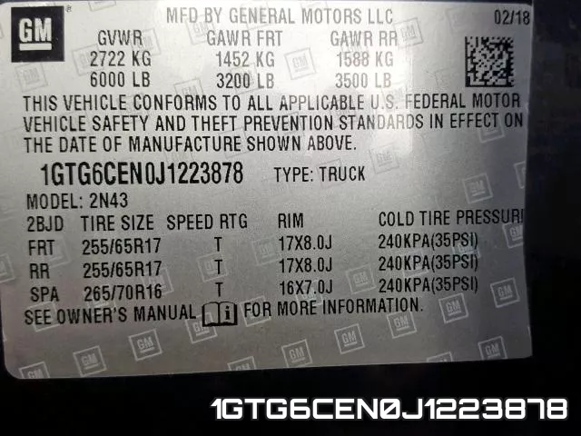 1GTG6CEN0J1223878 фото 2