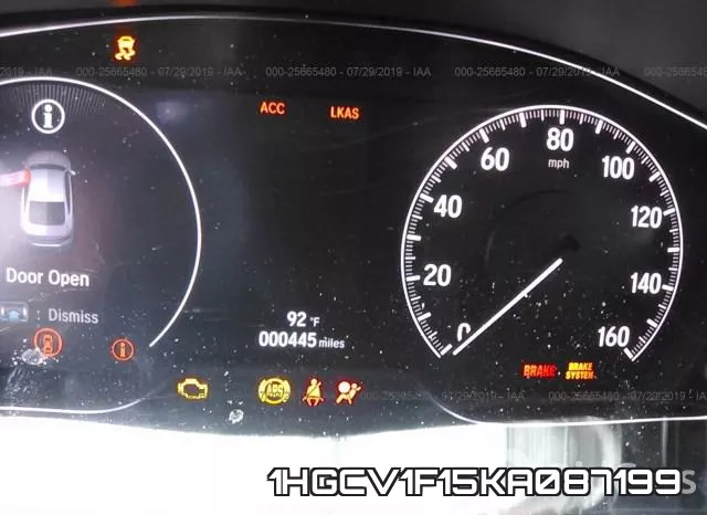 1HGCV1F15KA087199 фото 8