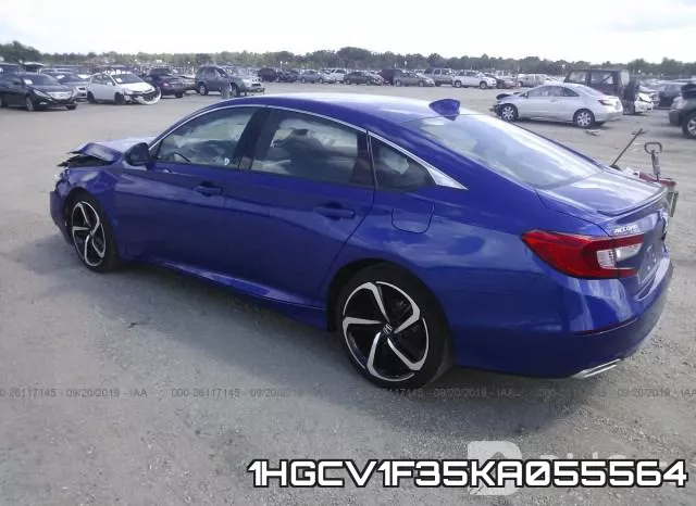 1HGCV1F35KA055564 фото 4