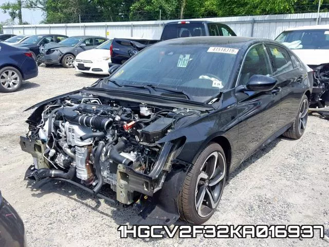 1HGCV2F32KA016937 фото 3