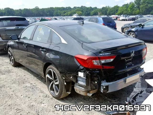 1HGCV2F32KA016937 фото 4