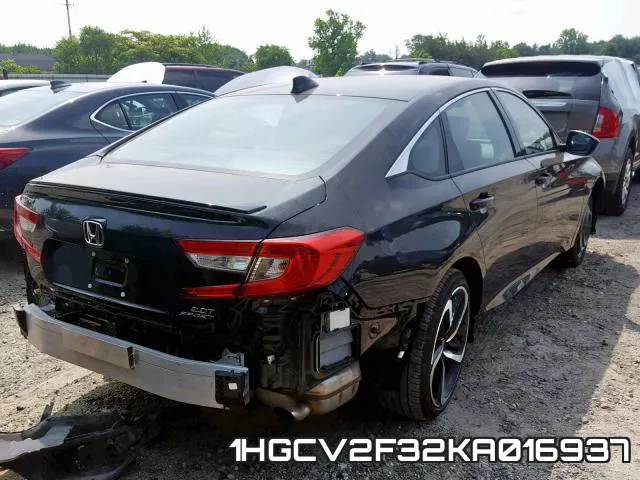 1HGCV2F32KA016937 фото 5