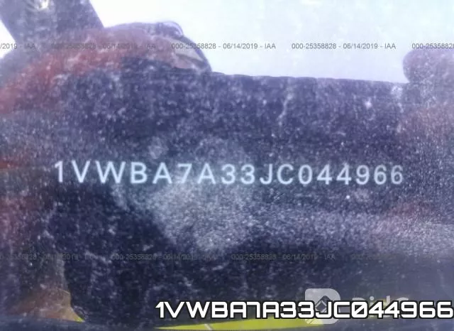 1VWBA7A33JC044966 фото 10