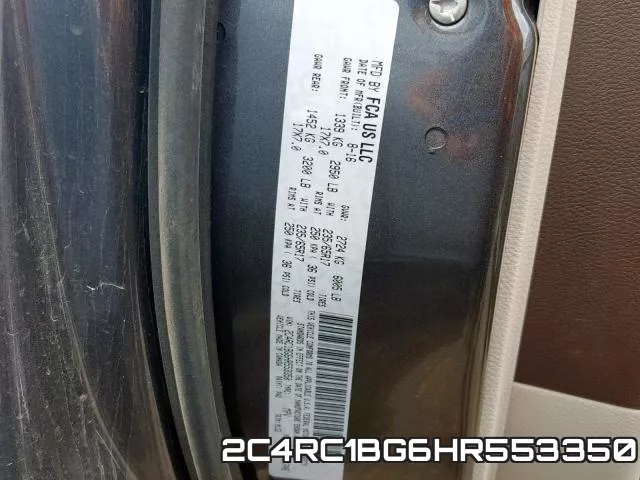 2C4RC1BG6HR553350 фото 2