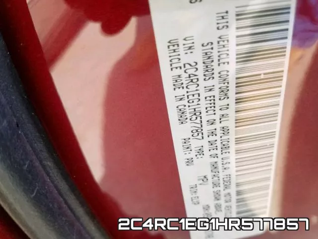 2C4RC1EG1HR577857 фото 2