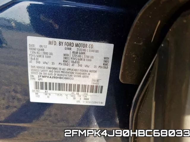 2FMPK4J90HBC68033 фото 2