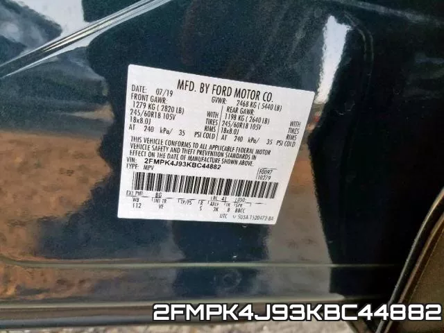2FMPK4J93KBC44882 фото 2