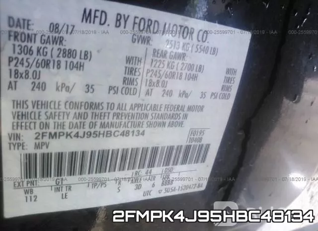 2FMPK4J95HBC48134 фото 9
