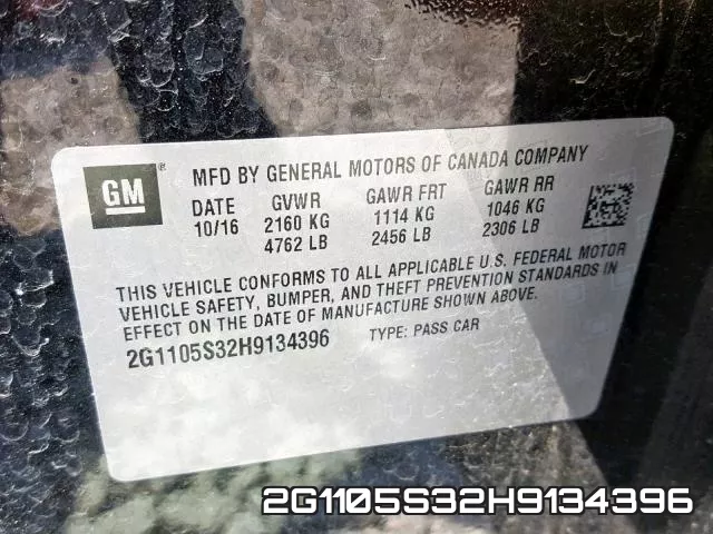 2G1105S32H9134396 фото 2