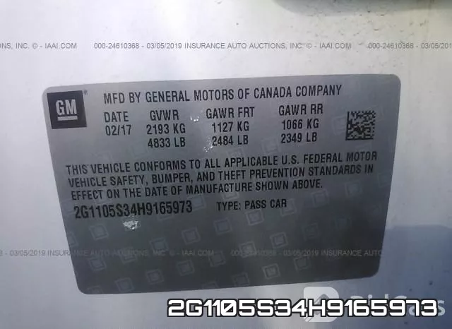 2G1105S34H9165973 фото 10