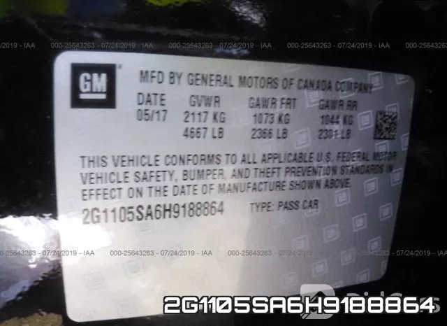 2G1105SA6H9188864 фото 10