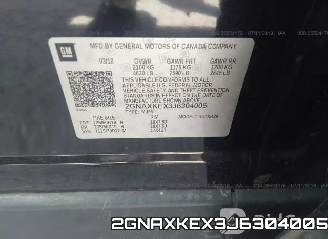 2GNAXKEX3J6304005 фото 10