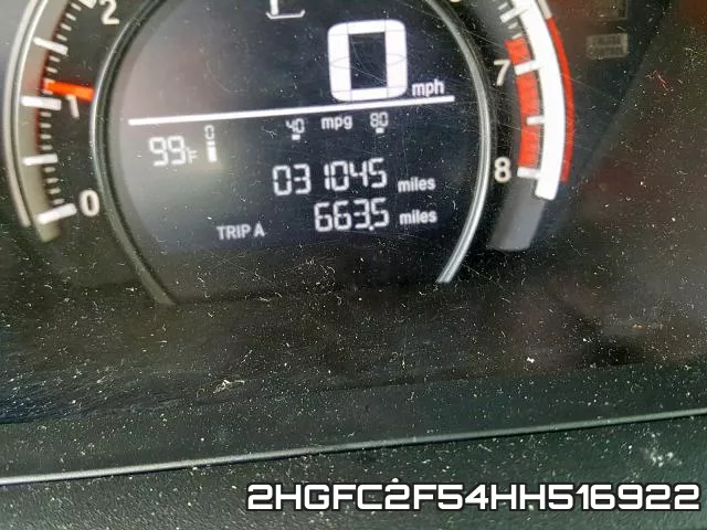 2HGFC2F54HH516922 фото 9