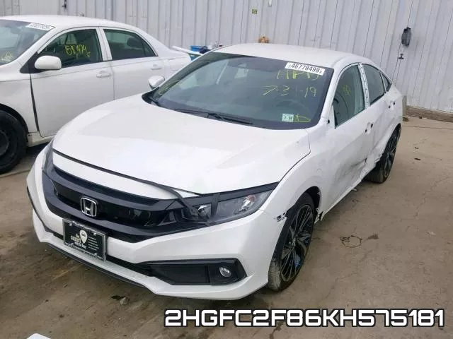 2HGFC2F86KH575181 фото 3