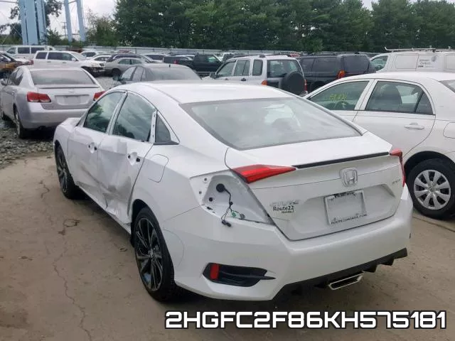 2HGFC2F86KH575181 фото 4