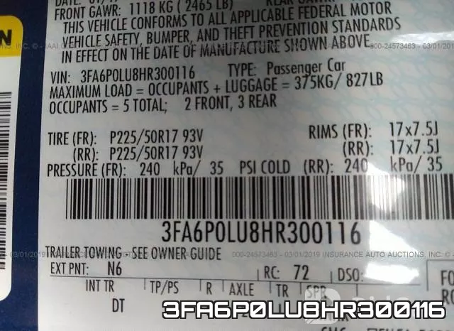 3FA6P0LU8HR300116 фото 10
